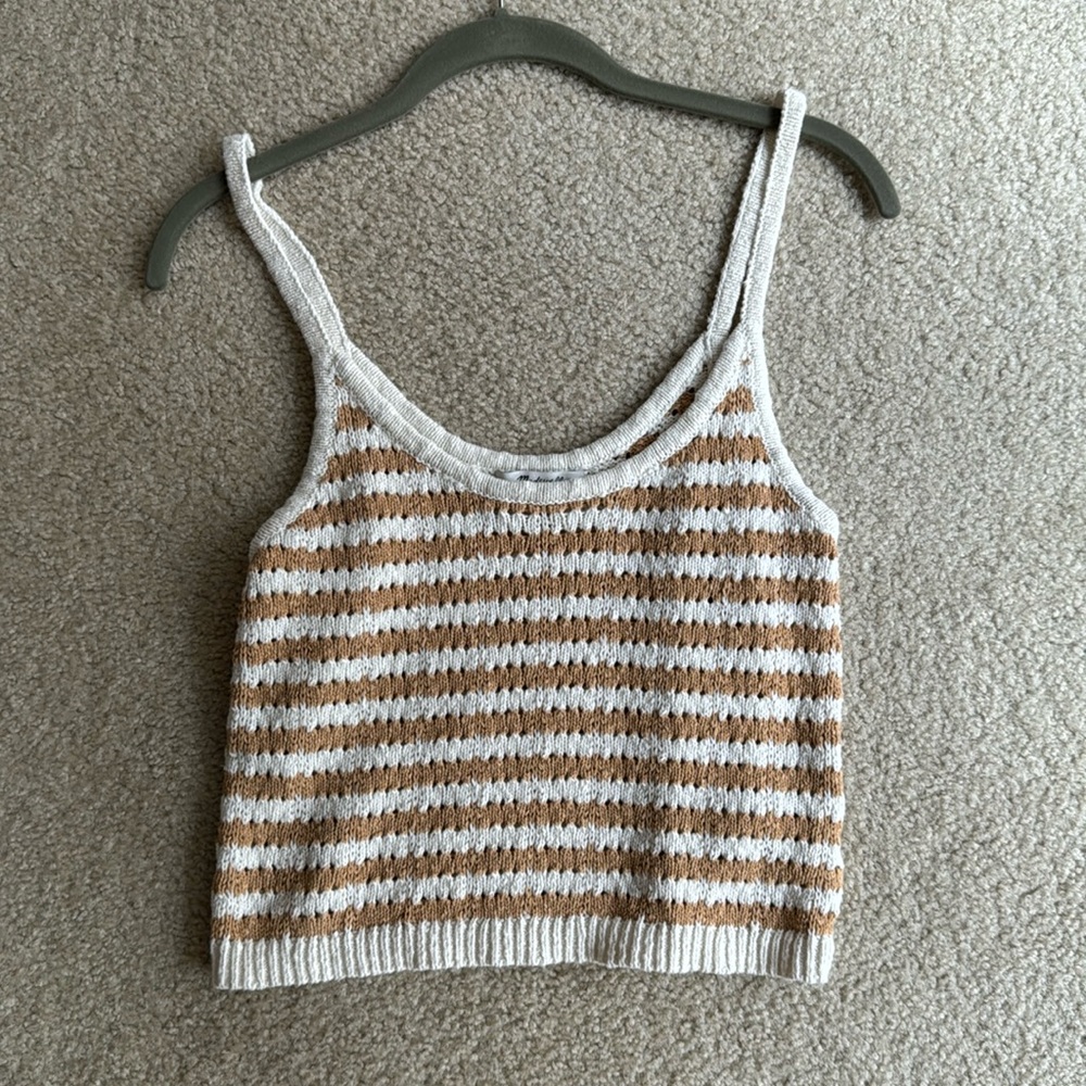 Madewell Crochet Spaghetti Strap Tank